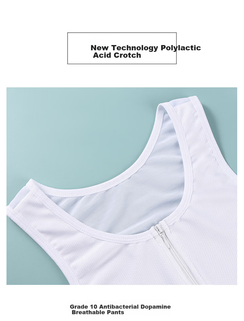 Caramella Sports Bra Spring Shockproof Vest Women's Chest Wrap Shaping Large Chest Minimizer Shapewear Student Cosplay Chest Binder 12