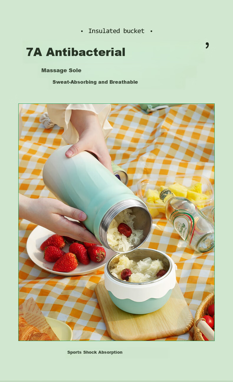 MyCarol Breast Milk Storage Cup Mommy Bag Refrigeration Box Ice Bucket Nursing Bag Stainless Steel Inner Thermal Insulation Fresh-Keeping Container 15