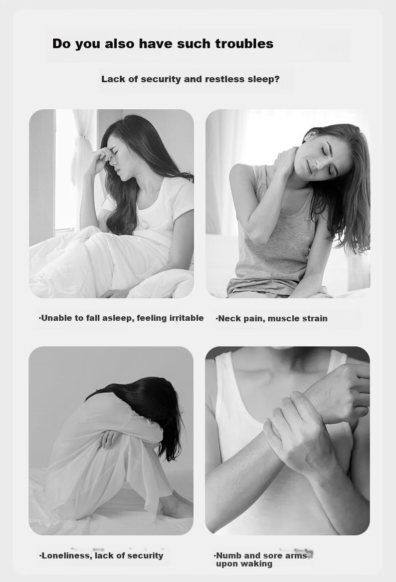 MiiOW Long Bed Backrest Pillow Pregnancy Leg Clamping Body Pillow Ergonomic Adult Female Side Sleep Pillow 2