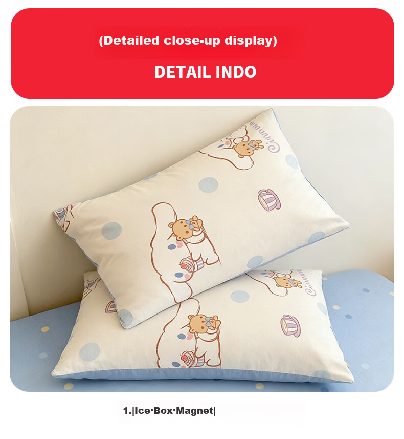 MINISO 100% Cotton Pillowcase Set of 2, Pure Cotton Xinjiang Cotton Pillow Protector Covers 48x74cm 8