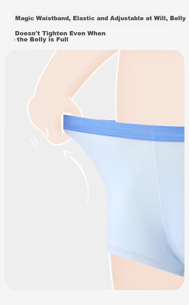 Jiusuiban Boys' Underwear 7A Antibacterial Double-Layer Silk Gusset Boxer Briefs Breathable Student Shorts 8
