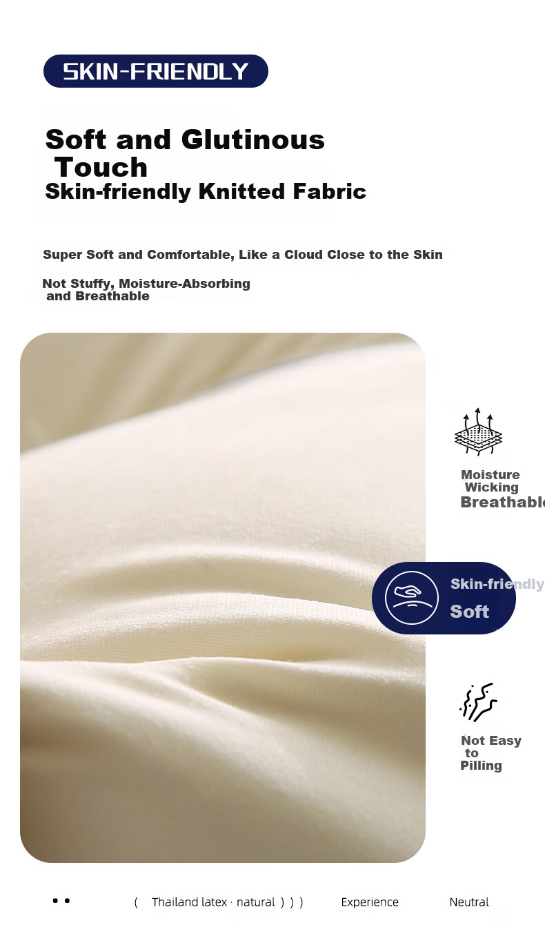 Hodo Class A Pillow, Cervical Support Pillow Core, Adult Cervical Pillow, Deep Sleep Pillow, SAP Pillow Core, 48*74cm High Pillow 4