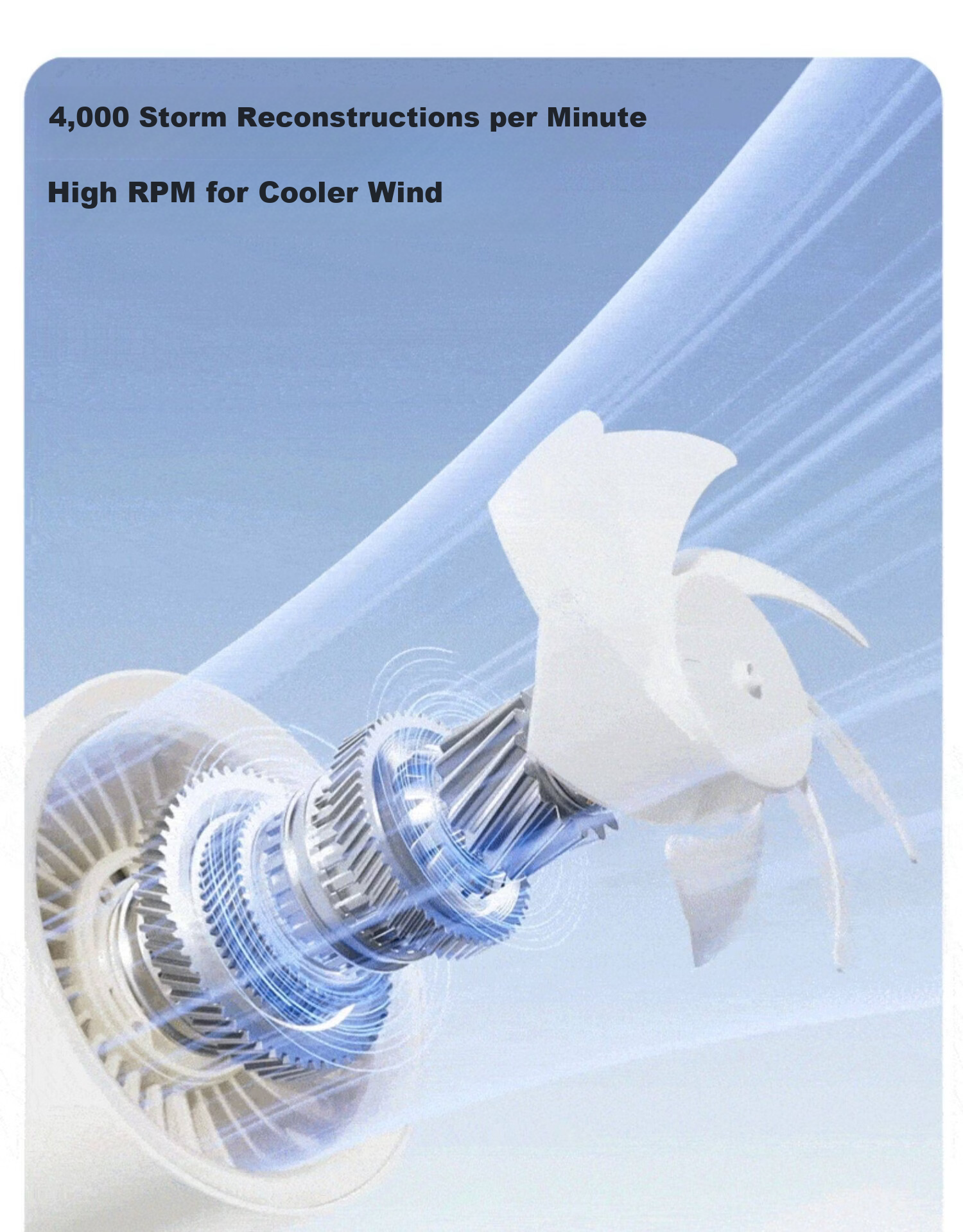 Ultra-Quiet Mini USB Desktop Fan for Office, Dormitory, Outdoor Camping - Portable Table Floating Air Cooler (Plug-in Black) 9