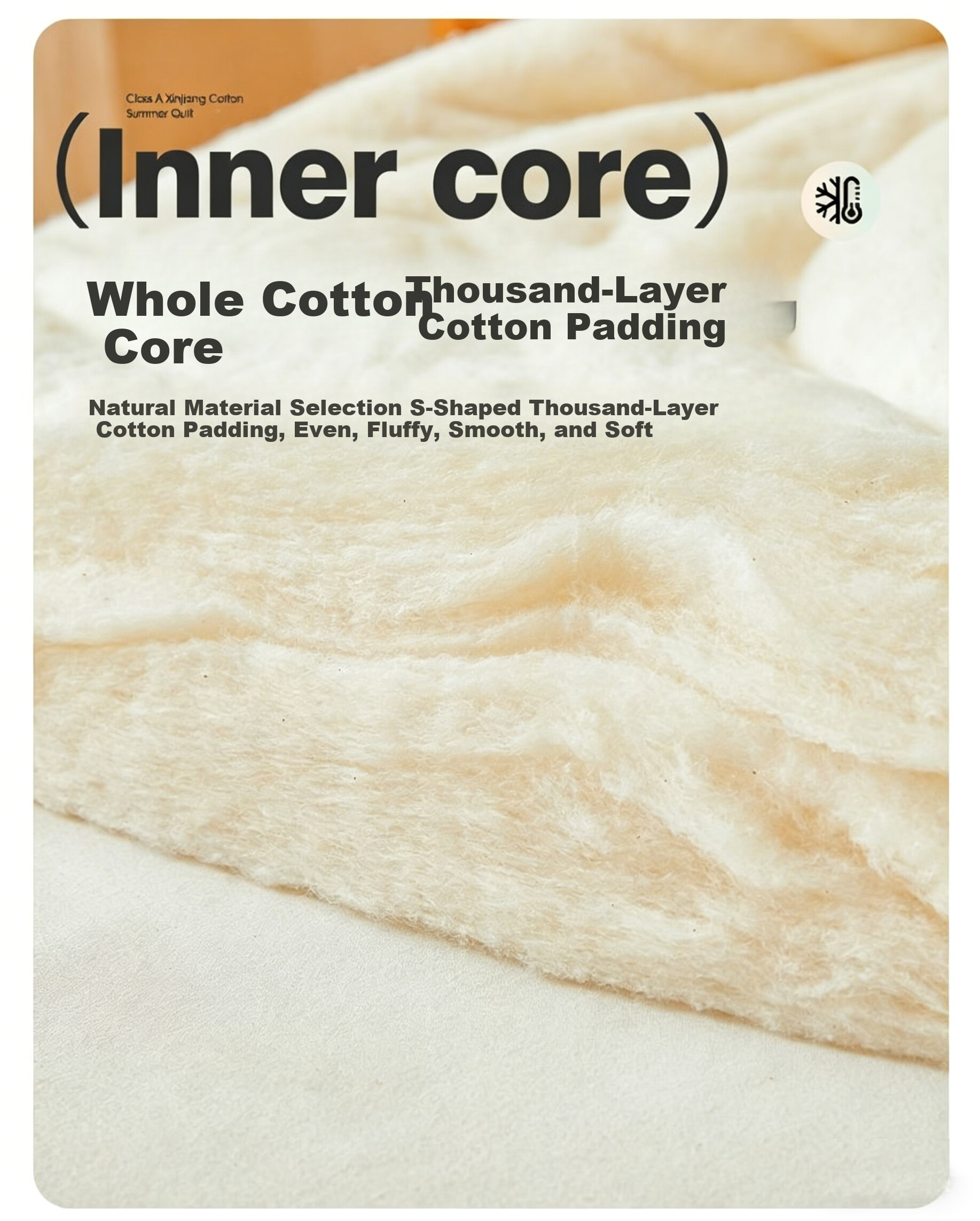 J.Sir Air Conditioning Quilt Summer Cooling Blanket 1.5x2m Single Machine Washable Thin Quilt A-Class Washed Cotton Xinjiang Cotton 2