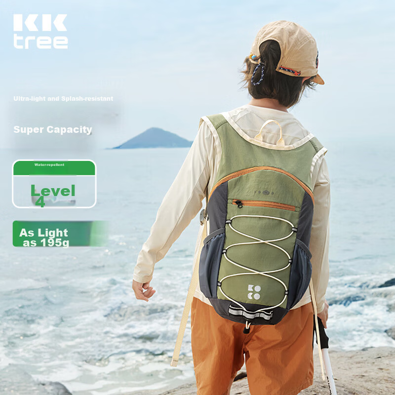 Kocotree KK Tree Kids Waterproof Lightweight Unisex Sports Backpack with Hanging Drawstring Portable Outdoor Bag