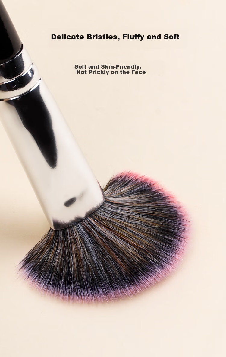 Meifuyu Slope Blush Cream Brush, Highlighter Brush, Contour Brush, Slanted Head Cream-Like Liquid Makeup Brush, Blending And Setting Brush MF8830 4