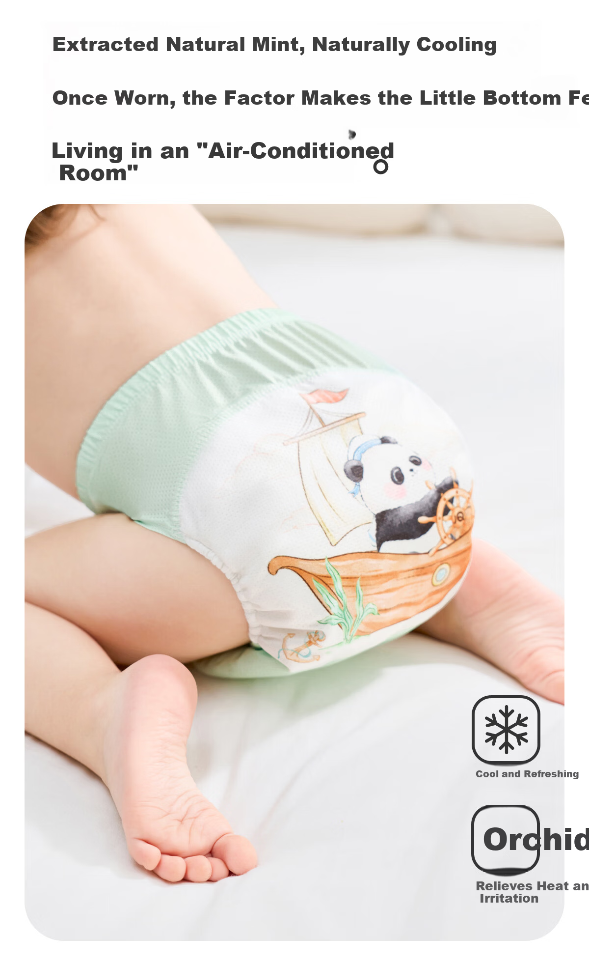 JOYNCLEON Baby Potty Training Pants Waterproof Breathable Washable 4-Pack Size 100 6