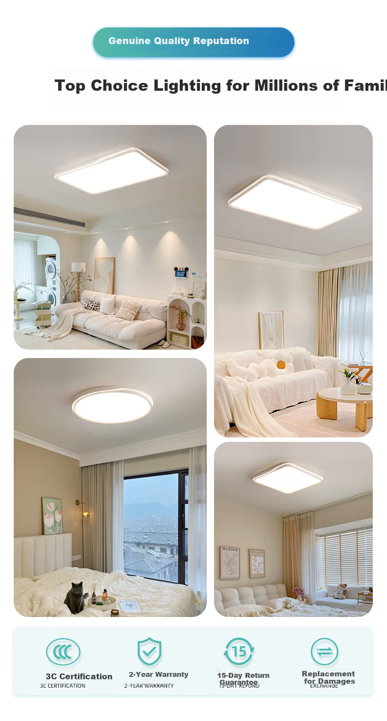 Micoe Purui Eye Protection Ceiling Light Bedroom Lamp Smart Offline Voice LED Minimalist Zhongshan Lighting Youjian Series 3