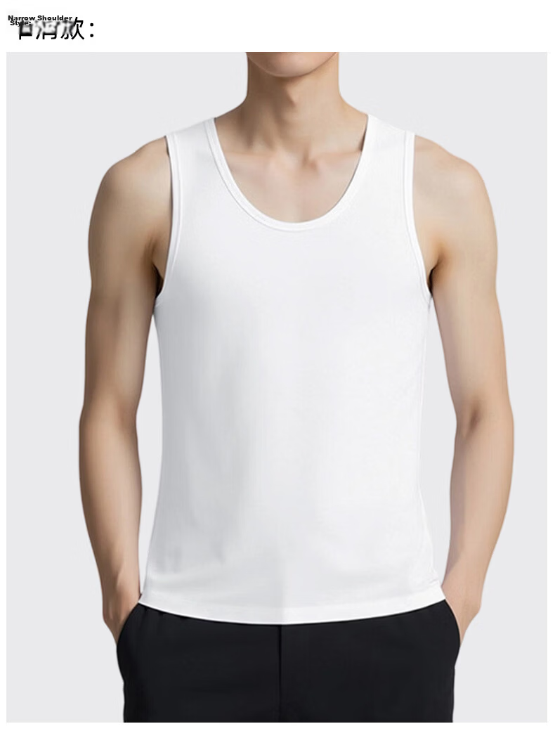 Xunmianren Modal Cotton Men's Sports Vest Gym Sleeveless T-Shirt Tank Top Spring Summer Quick-Dry Breathable Racerback Sweatshirt Vest 20