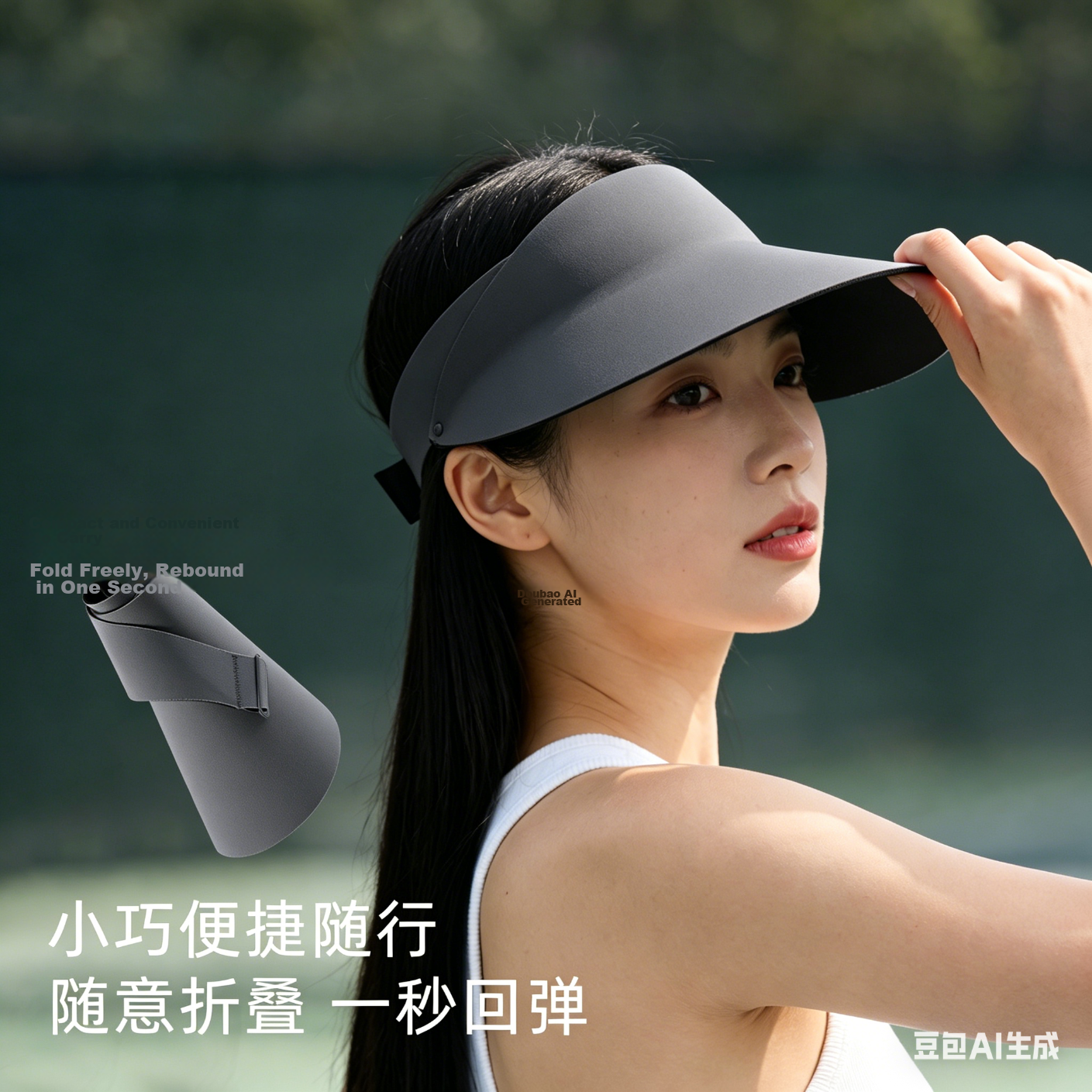 Baishangyite Women's Sun Protection Hat UV Protection Summer Sports Running Seamless Sun Hat