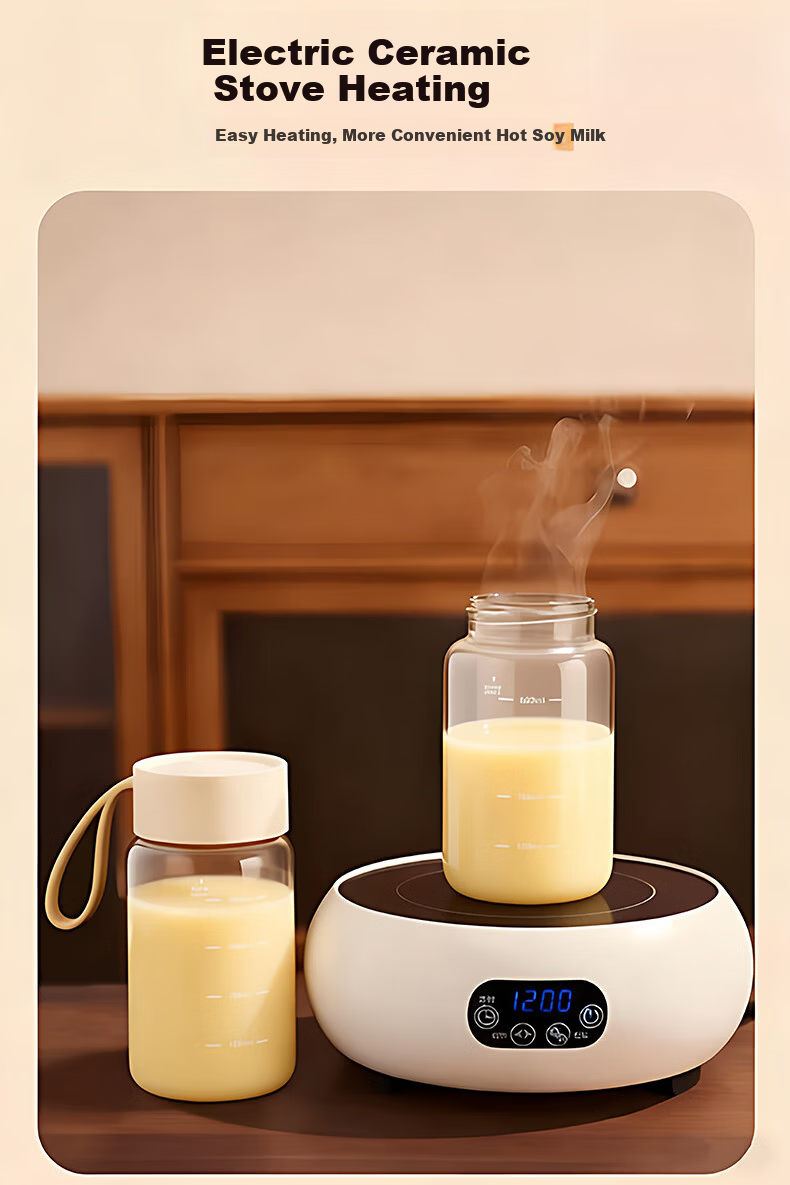 KATEI STORY Japanese Soy Milk Cup Portable Milk Cup Home Breakfast Oatmeal Cup with Measurement Handle Glass Kids Water Cup for Women 5