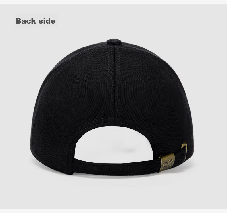 JEEP Men's Korean Style Trendy Baseball Cap Fashion Simple Duckbill Hat Unisex Couple Casual Street Cap Four Seasons A0298 Dark Blue 14