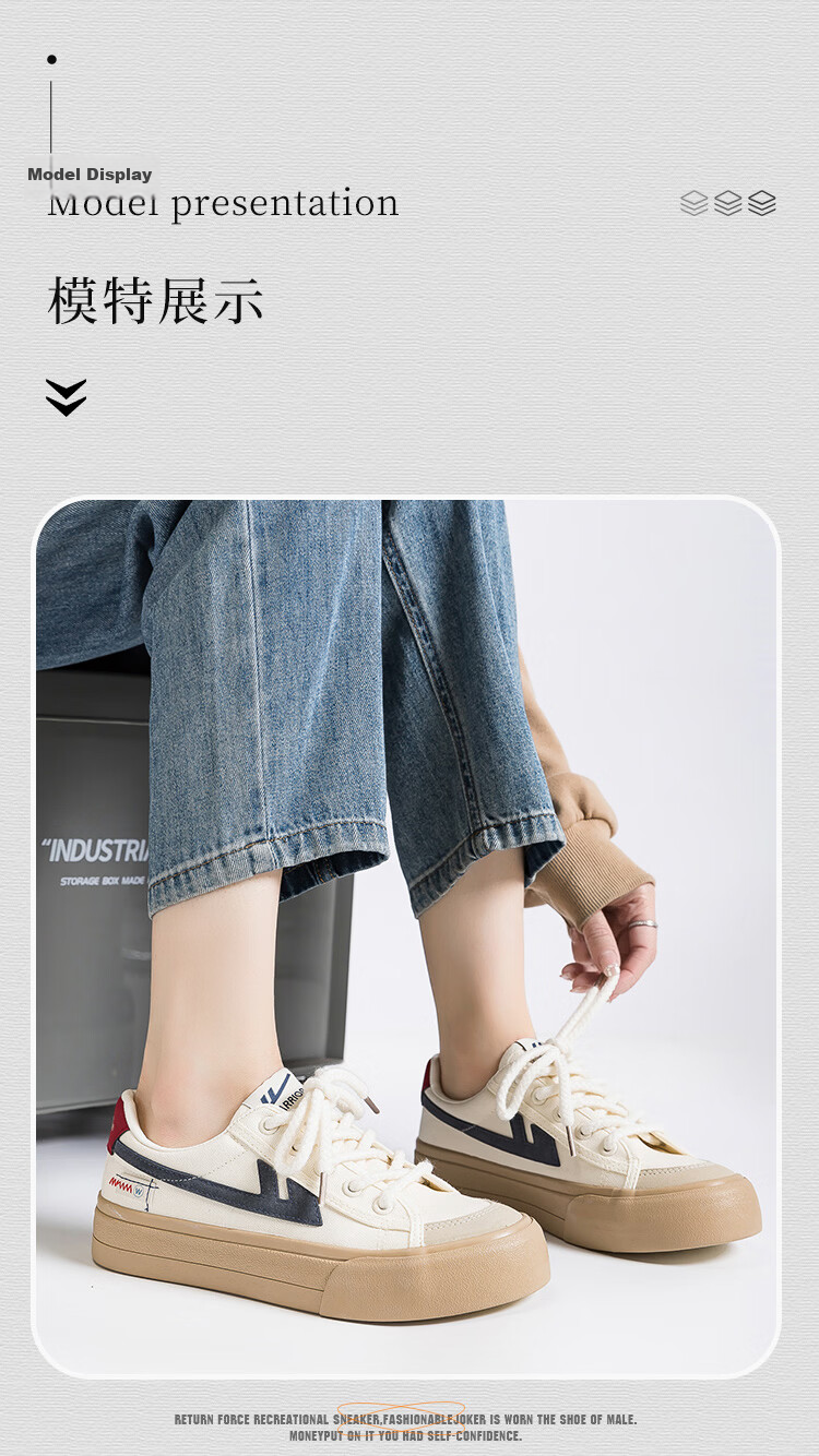 Warrior Canvas Shoes Women 2026 Spring New Fashion Thick Sole Versatile White Sneakers Ladies Skate Shoes 581 Pink 37 8