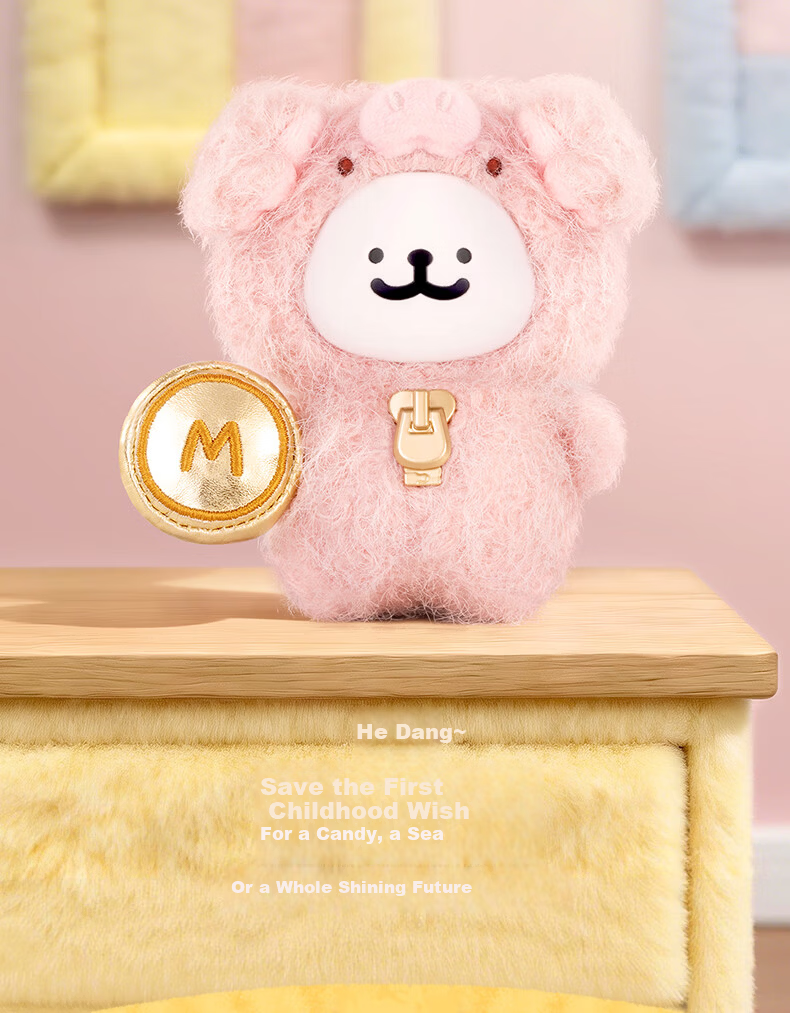 Funism Playful Line Small Dog Vinyl Plush Series Blind Box Pendant Doll Figurine Birthday Gift for Men and Women Single Piece 13