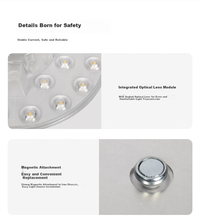 Foshan Lighting (FSL) LED Ceiling Light Panel Core Super Bright Energy-Saving Lamp Board Magnetic Retrofit SMD Light Source Module Full Spectrum 28W Cool White with Terminal Block 13