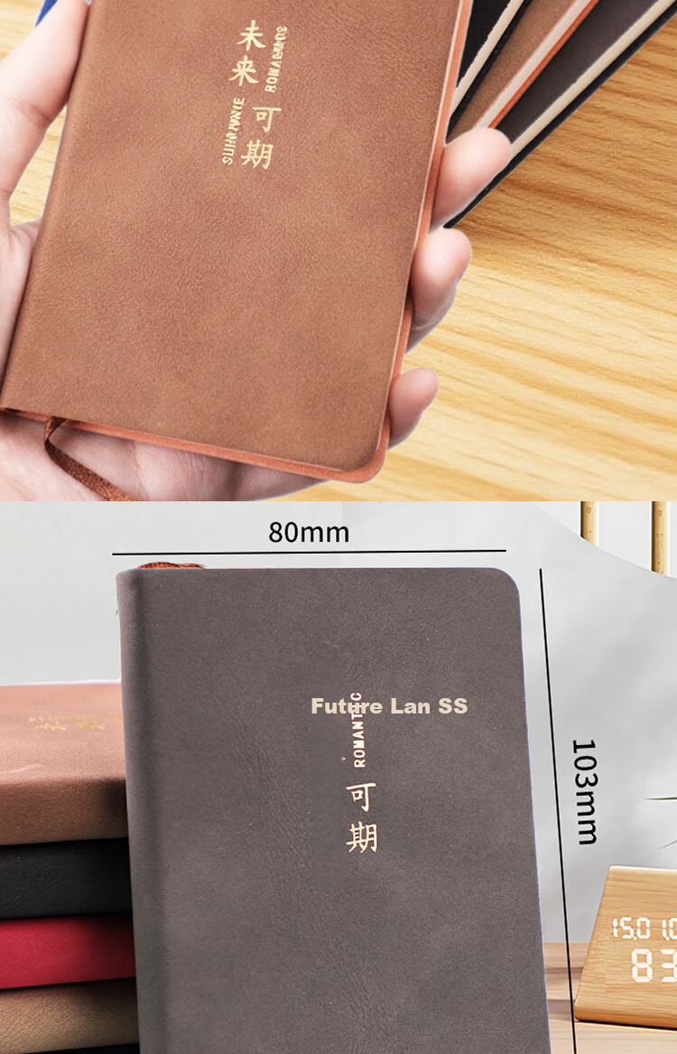 Xutong A7 Small Portable Soft Leather Notebook Pocket Simple Handy Word Notebook Small Memo Pad Stationery Diary 2