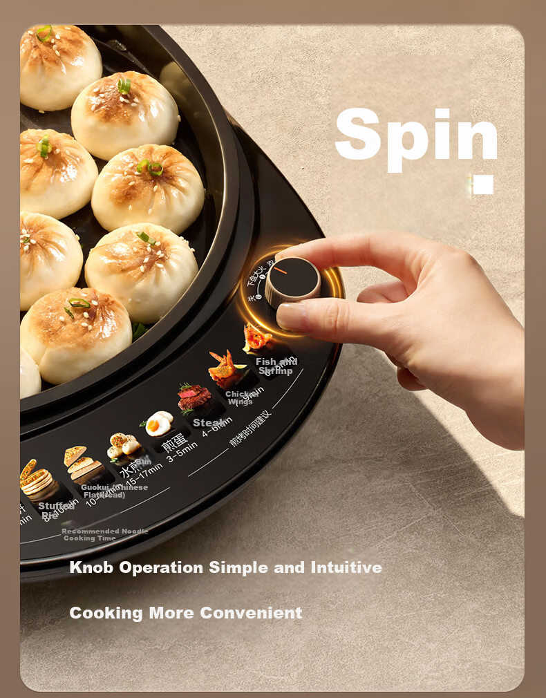 SUPOR Electric Griddle 0 Fluorine Titanium Ceramic Removable Upper and Lower Plates Double-Sided Heating Pancake Maker Breakfast Grill Antibacterial Coating JJ30RQ810 12