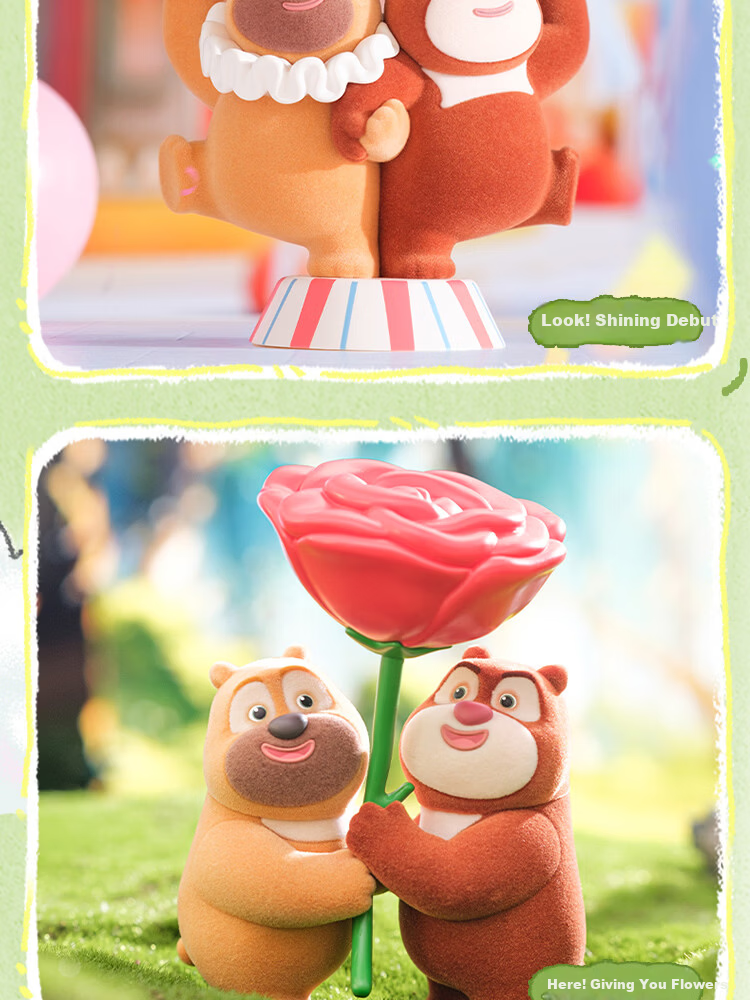 X11 SPACE Boonie Bears: The World with Bears Is Not Lonely Series Single Blind Box Gift Figurine Toy 8