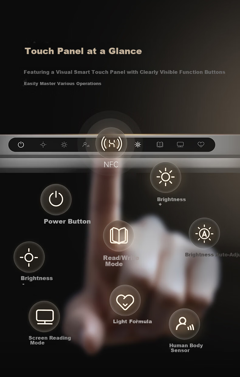 Hongmeng Zhixuan THINCO Smart Desk Lamp Children's Student Eye Protection Full Spectrum Desktop Bedroom Sensor Lamp 5Pro 19