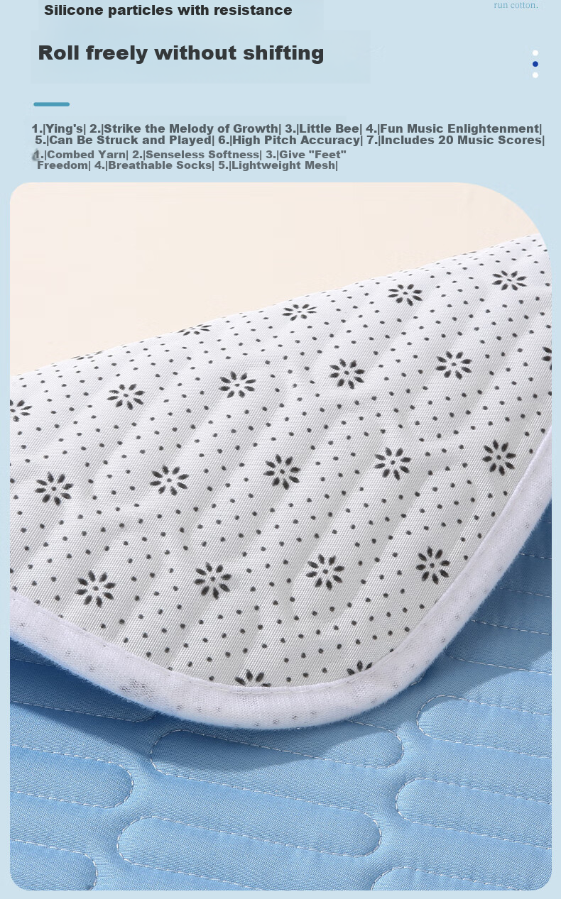 NORTHSHORE Adult Waterproof Washable Incontinence Pad Large Size Elderly Care Mat Baby Crib Mattress 80x120cm 5