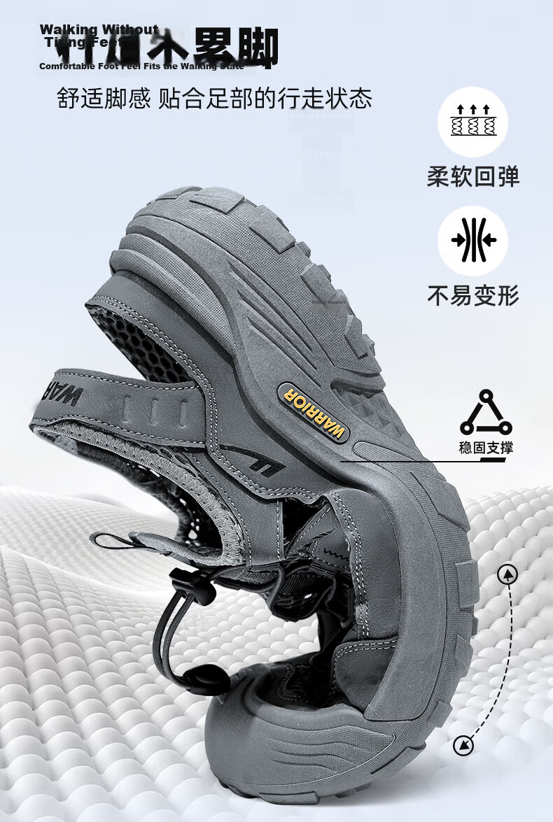 Warrior Men's Stream Hiking Shoes 2026 New Breathable Closed-Toe Sports Sand Beach Clogs 1244 Black Size 41 7