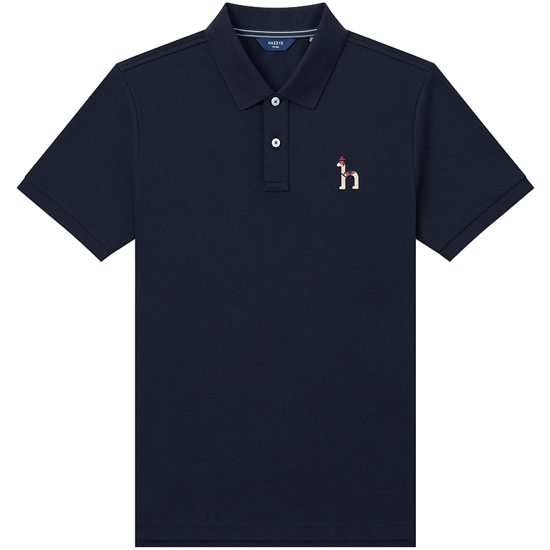 HAZZYS Men's Summer 2026 Short Sleeve Polo Shirt [Cooling/3A Antibacterial/Anti-Mite]