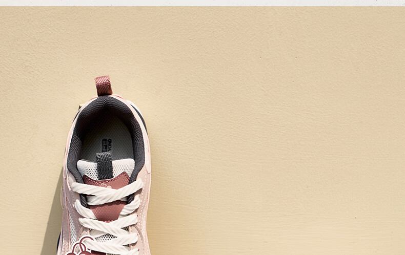 361° Women's Summer Thin-Soled Casual Shoes Breathable Mesh Sports Shoes Retro Dad Sneakers 682636763-3 30