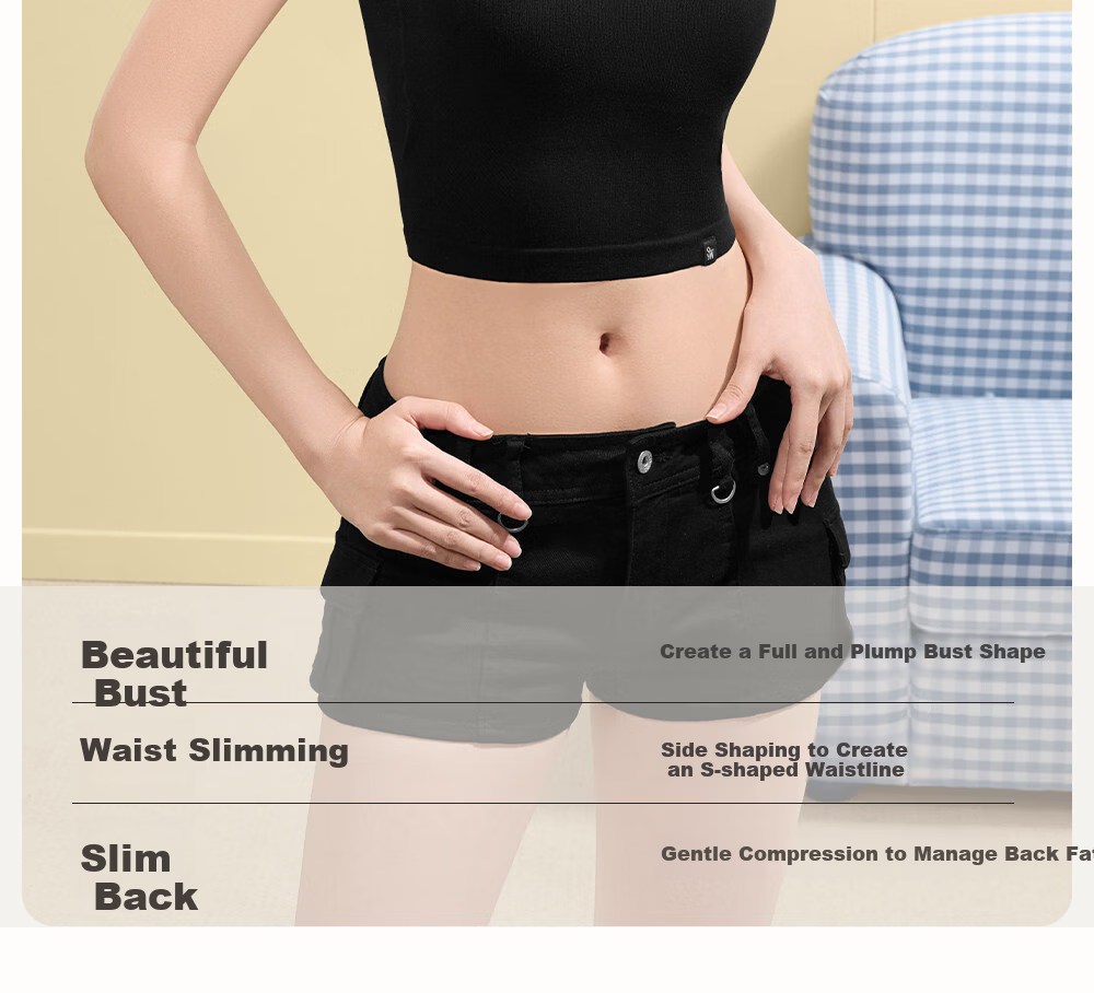 SecretWorld Women's Camisole with Built-in Padded Bra, Cross Back, Side Coverage, Slimming Spring Base Top 11