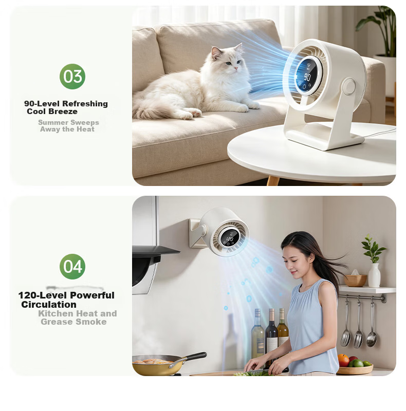 DIAMOND 26 New Model Wireless Wall and Table Fan USB Multi-Purpose Small Fan for Kitchen Office Dormitory Outdoor Long Battery Life XR 9