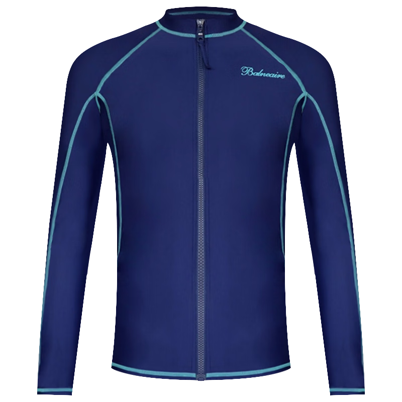 BALNEAIRE [Deng Wei's Choice] Men's Long-Sleeve Two-Piece Swimsuit, Sun Protection, Moisture-Wicking, Quick-Drying, for Sports And Vacation, 30211 XL