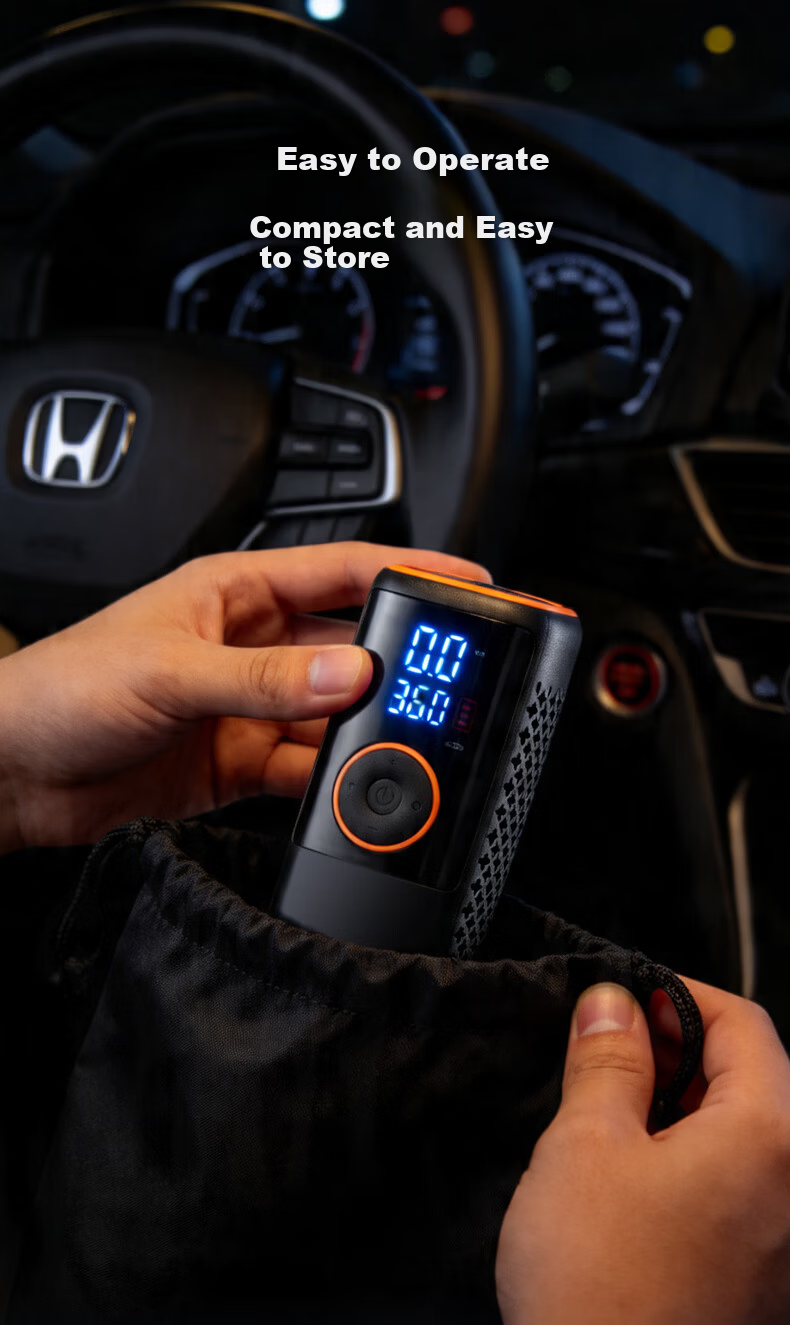 Honda N2 Car Inflator Electric Air Pump Portable Wireless Tire Inflator with TPMS for Cars and Bicycles 9