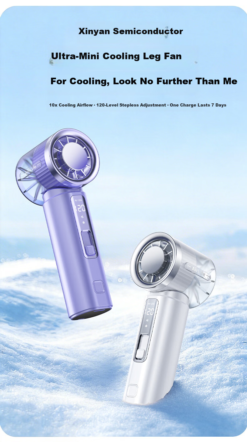 STEK【Hot Sale 1 Million+】Ultra Mini Handheld Small Fan Semiconductor Cooling Mini Portable Quiet USB Rechargeable Long Battery Life Office Dorm Outdoor Fan 2