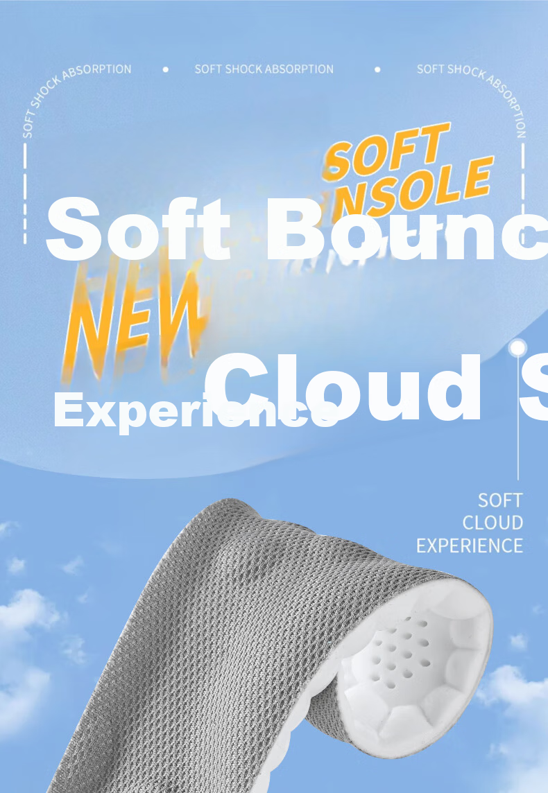 Zulijian Arch Support Insoles Unisex Sweat-Absorbing Odor-Resistant Sports Shock-Absorbing Anti-Fatigue Soft Sole Comfortable Pain-Relief for Long Standing 1