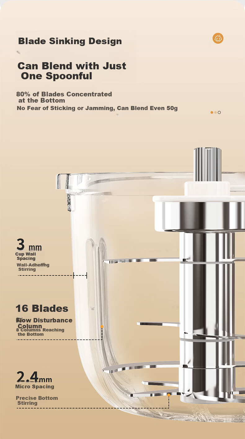 YouDo Baby Food Processor Multifunctional Blender Meat Grinder Food Grinder Tool 8