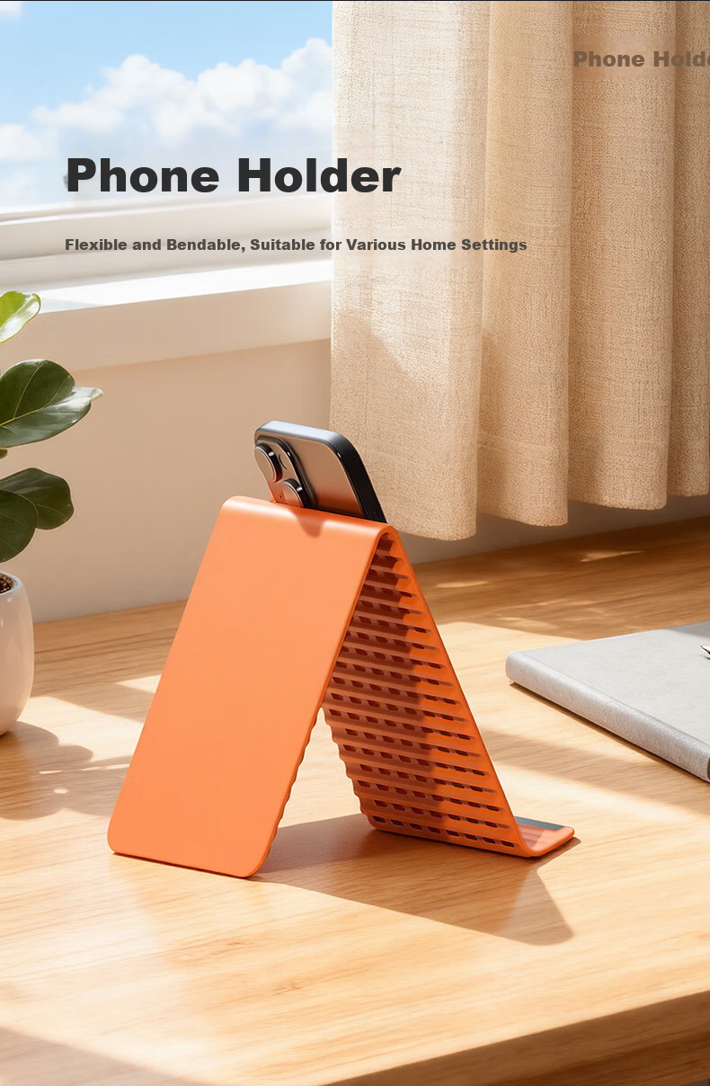 Digalun Silicone Phone Stand Desktop Tablet Laptop Holder Creative Flexible Foldable Lazy Stand Travel Accessory 3