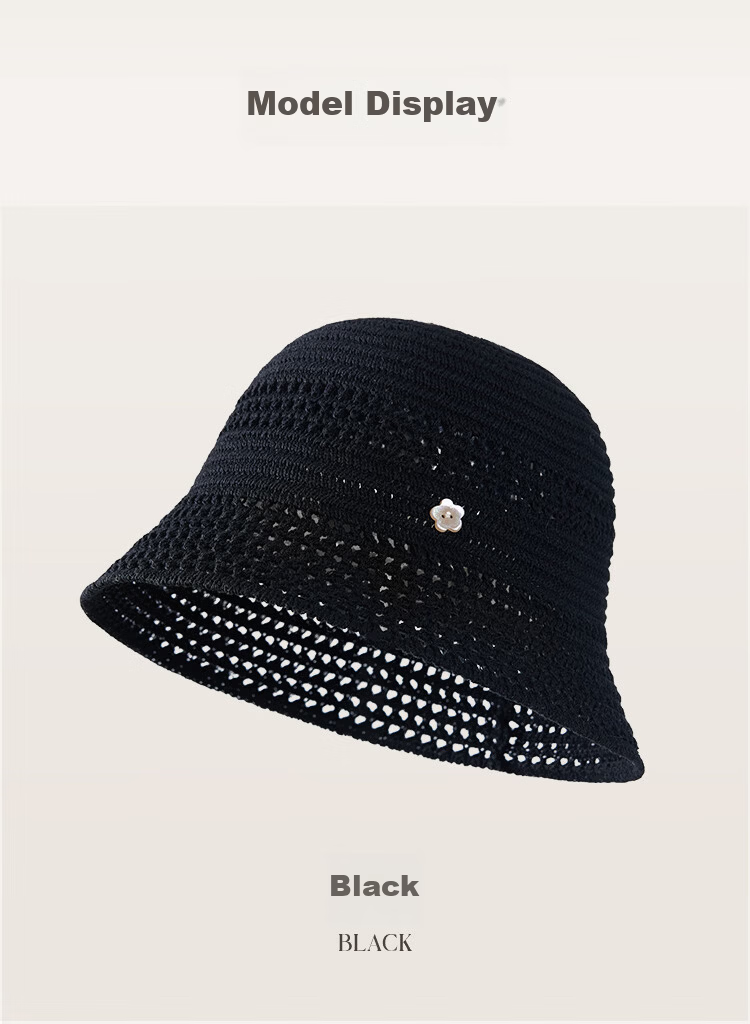 JIUMU Women's Linen Sun Hat Sunshade Fisherman Hat Cotton Cool Hat Summer Outdoor Face Covering Beach Vacation Hat 13