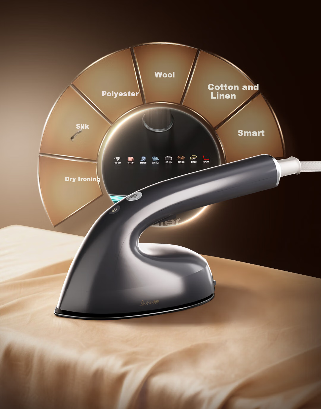 Haier 【Price Protection 618】Shijia Slim Waist Large Ironing Board Vertical Garment Steamer HY-VD2528(G) 17