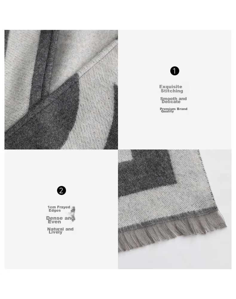ELLE Women's Shawl French Elegant Temperament Jacquard Scarf for Air-conditioned Rooms Four Seasons Gift for Mom Camel Color 12