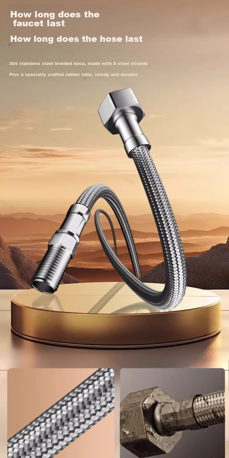 IVORPO [Germany] All-Copper Kitchen Pull-Out Faucet Hot and Cold Two-in-One Rotatable Sink Stretchable Swivel Faucet 18