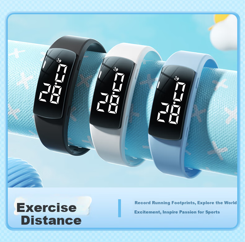 Koshi Student Sports Wristband Watch for Boys with Vibration Alarm Smart Waterproof Swimming Electronic Watch for High School and Middle School Students 12