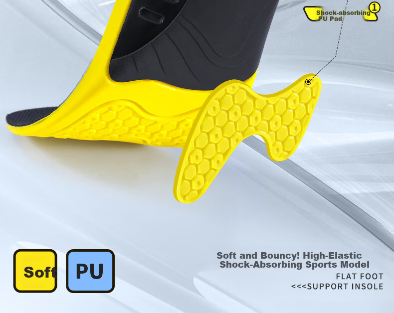 3AnGnI Arch Support Insoles for Men Shock Absorption Comfortable Antibacterial Sports Insoles Long-Standing Fatigue Relief 8