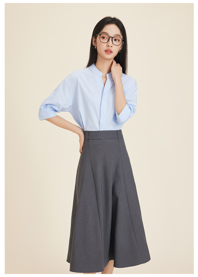 Dajiasi Women's White Short Sleeve Shirt Formal 2026 Summer New Interview Workplace Commuting Elegant Professional White Shirt 21