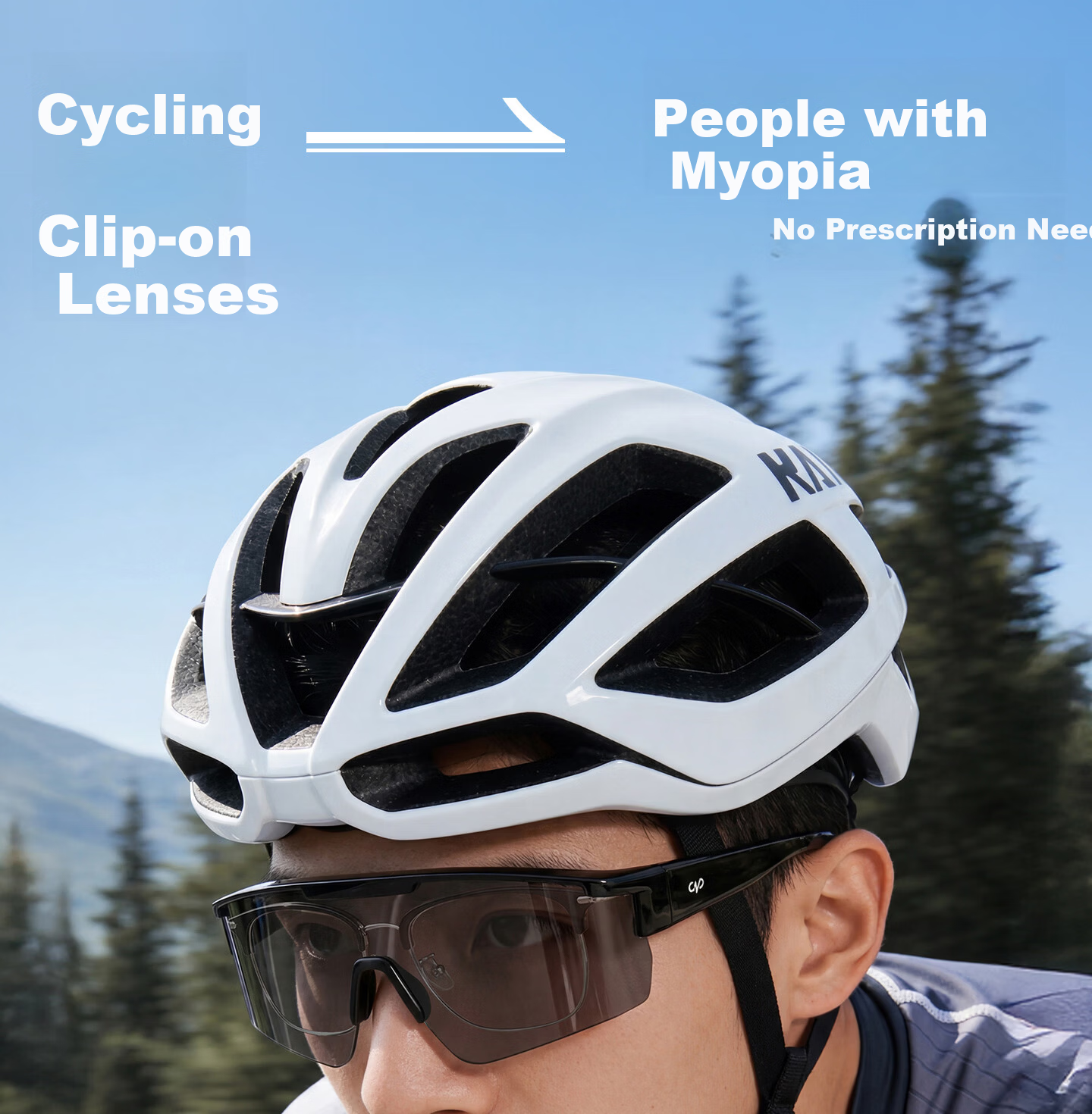 CAPONI Cycling Glasses Prescription Clip-On Day and Night Photochromic Outdoor Mountaineering Sports Protective Sunglasses Unisex 1