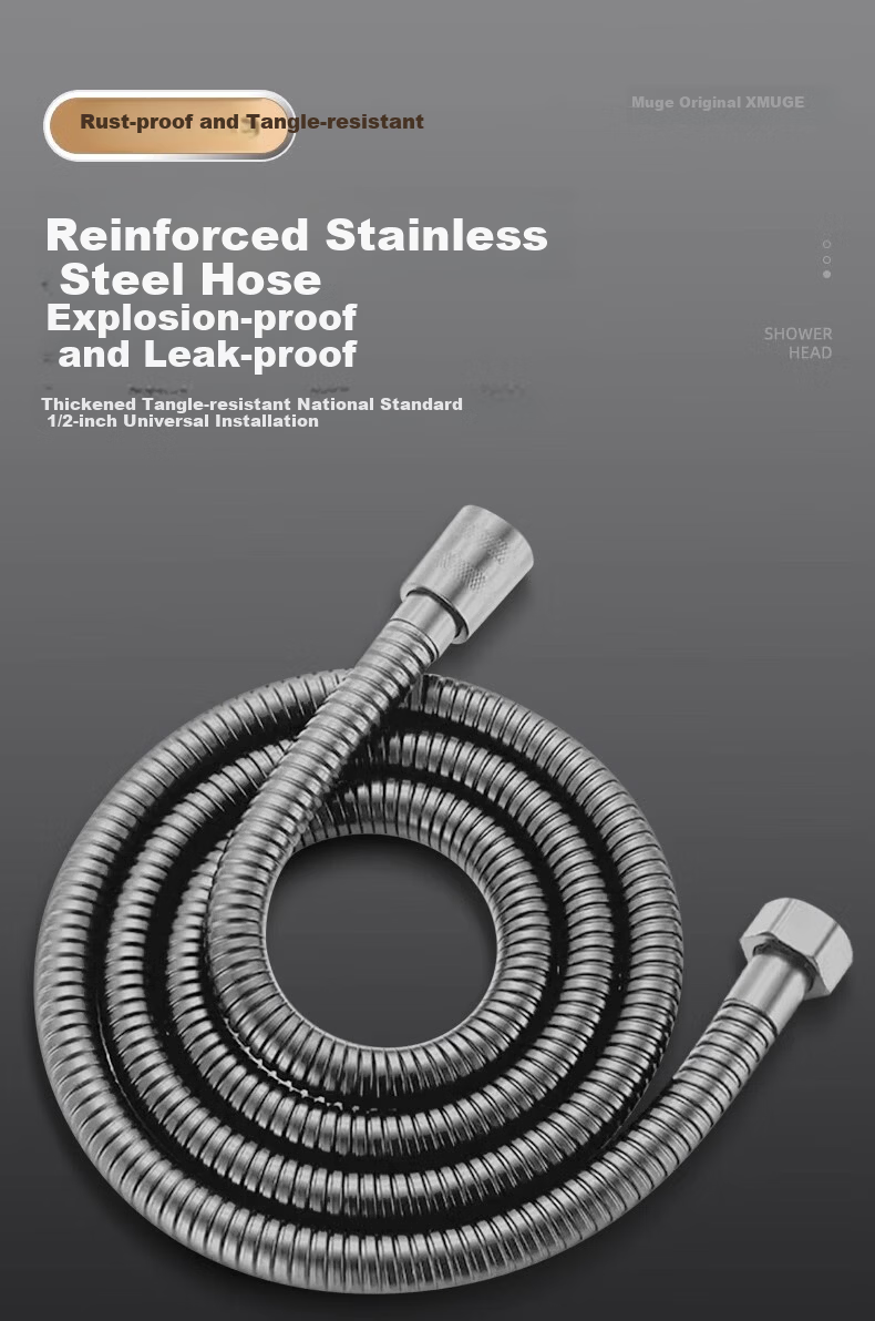 MUGE Stainless Steel Filter High-Pressure Shower Head Universal Strong Pressure Handheld Shower Sprayer 11