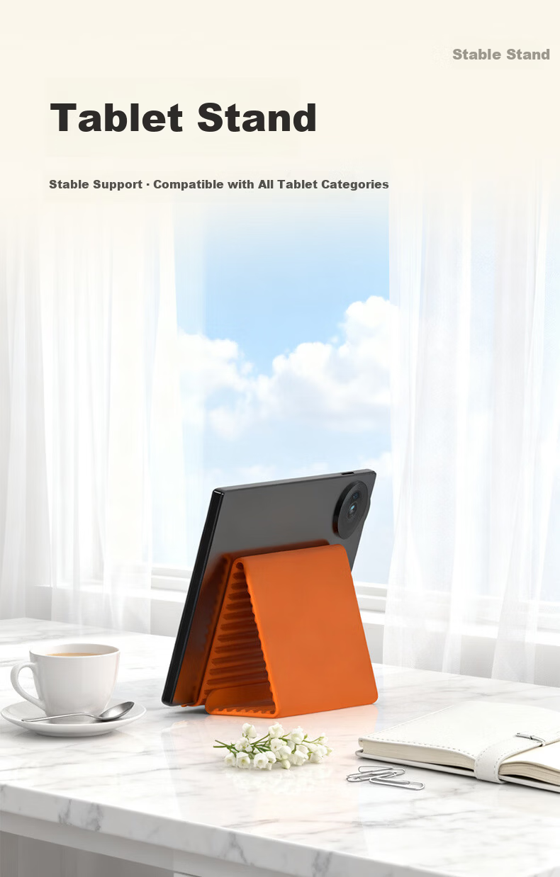 Digalun Silicone Phone Stand Desktop Tablet Laptop Holder Creative Flexible Foldable Lazy Stand Travel Accessory 4