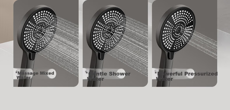 DU PONT Fortune Global 500 Large Panel Pressurized Handheld Shower Head 9