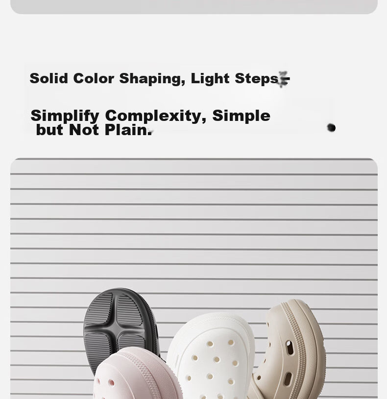 Puxi Dieyuan Women's Hollow Thick-Soled Height-Increasing Soft-Feel Sandals 2026 New Beach Slippers for Women 14