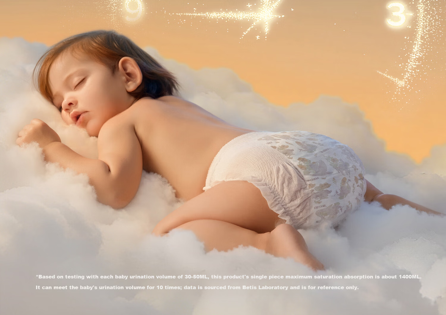 Betis [Formamide Not Detected] Biomimetic Vernix Skin Care Diaper Pants Baby Diapers 4XL 28pcs 33