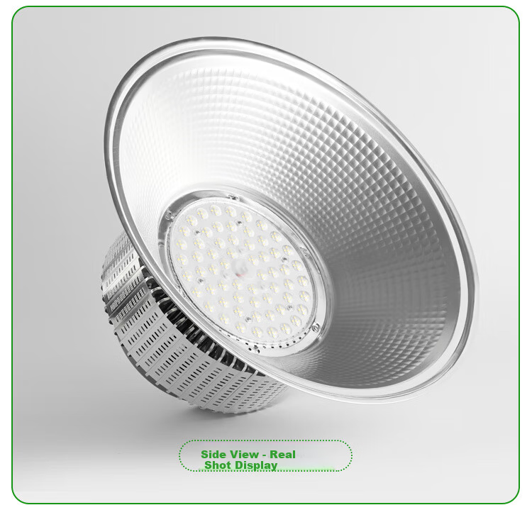 Biuyum LED Industrial Workshop Light Factory Warehouse High Power 200W Pendant Chain Mining Lamp White Light 16