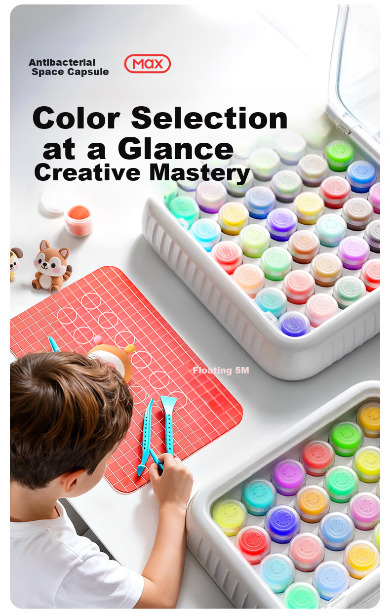 Floating Large Flat Ultra-Light Clay 36 Colors Non-Toxic Odorless Clay Educational Handmade Toy Children's Day Gift 7